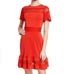 Michael Kors Scarlett Red Dress NWT Size L